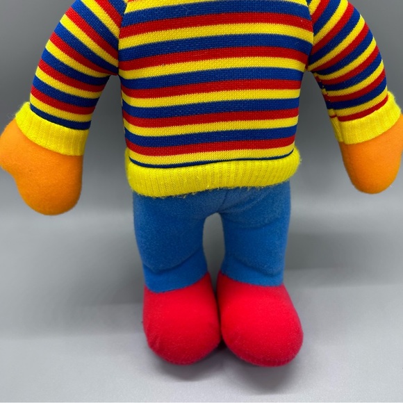Vintage Sesame Street Stuffed Ernie Toy Plush Jim Henson Playskool 1984 - Picture 10 of 10